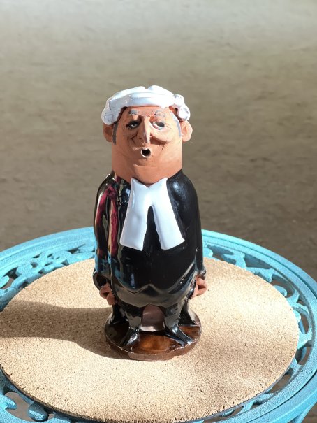 English Barrister figurine - by Chelsea Pottery 